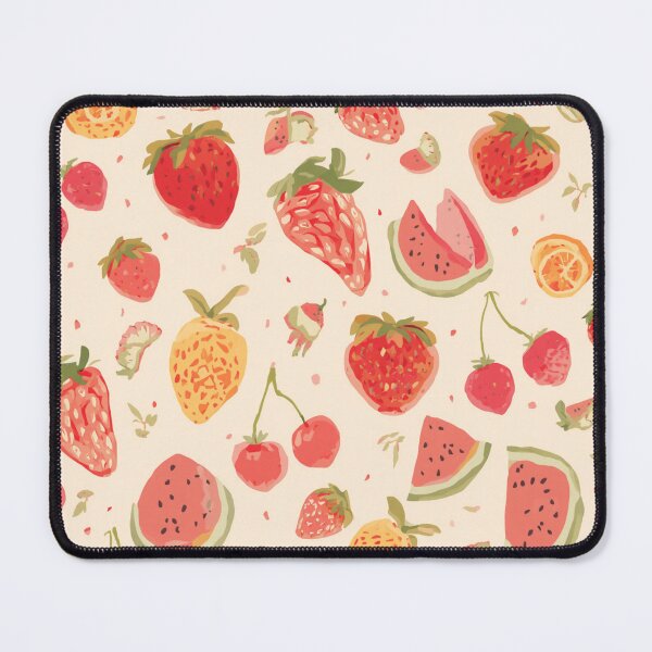 Item preview, Fruits pattern red and beige designed and sold by Heaven1111.