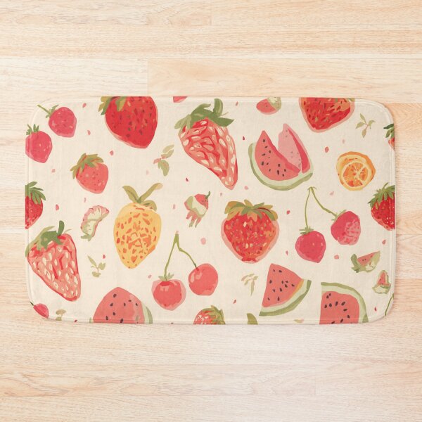 Item preview, Fruits pattern red and beige designed and sold by Heaven1111.