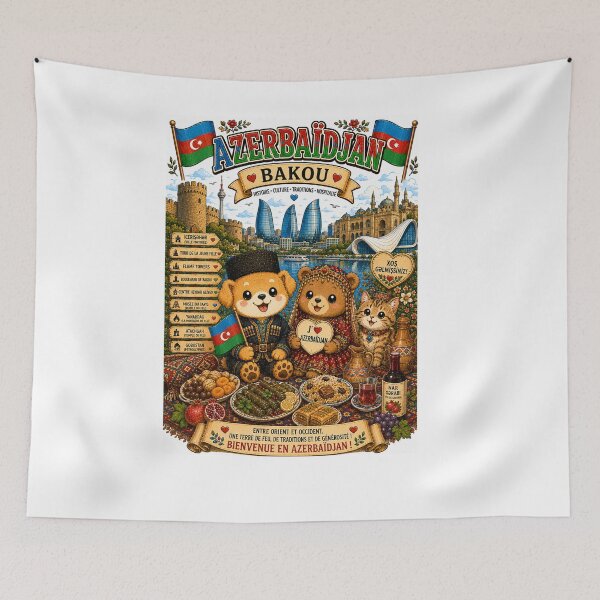 Item preview, Bakú, Azerbaiyán: entre Oriente, Occidente y las tradiciones. designed and sold by Cifi64.