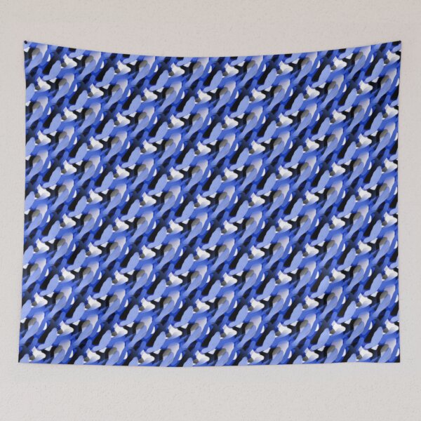 Item preview, Pattern - Blue Urban Camo designed and sold by ZepoPublishing.