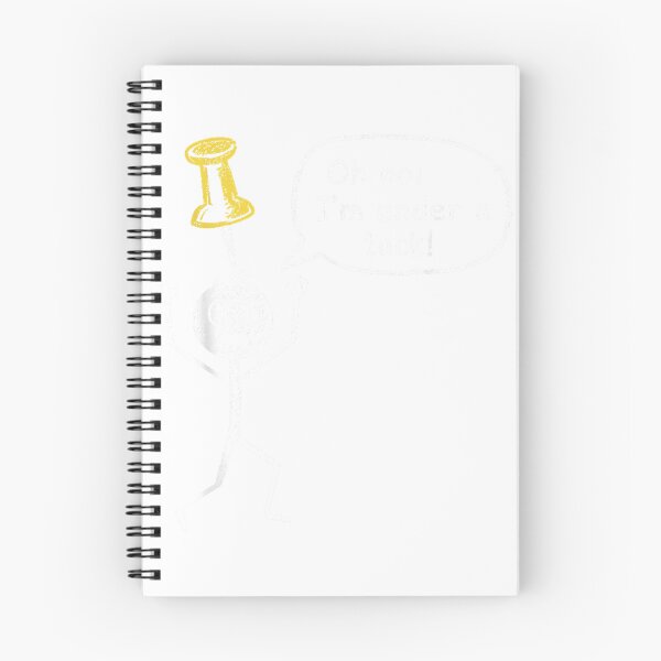 Item preview, Funny Wordplay Office Humor Sarcastic Stickman Under a Tack T-Shirt designed and sold by KTY-NUSS.