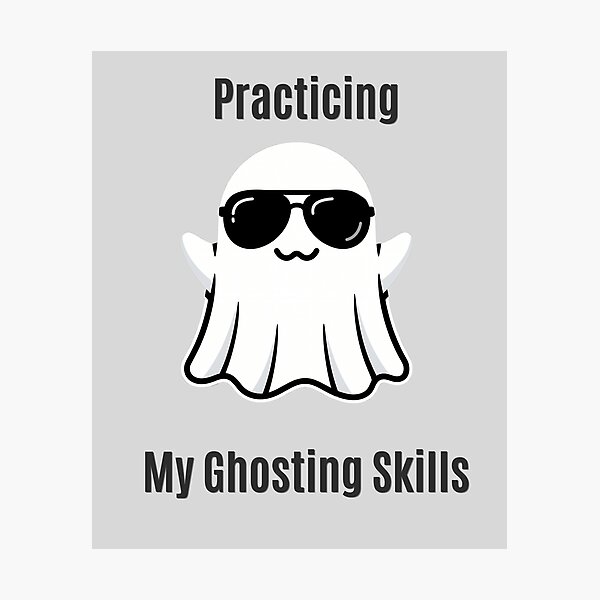 Item preview, Practicing Ghosting Skills Funny Introvert Ghost designed and sold by SW Shop.