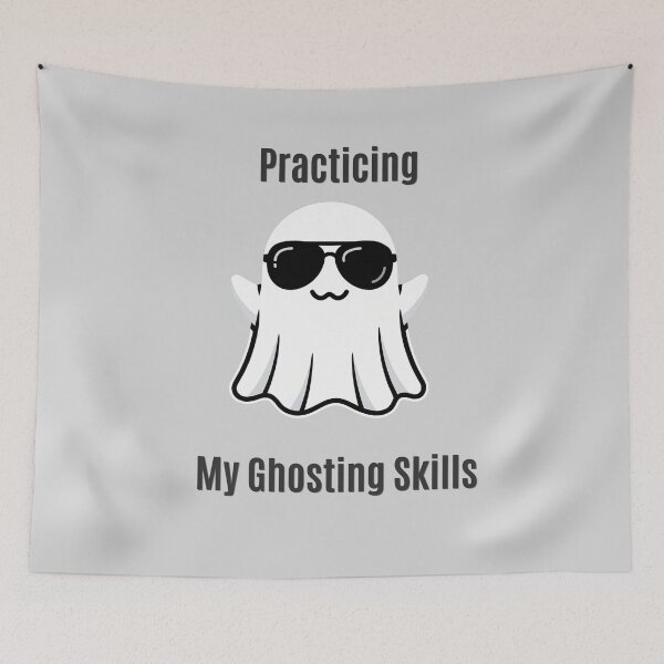 Item preview, Practicing Ghosting Skills Funny Introvert Ghost designed and sold by SW Shop.