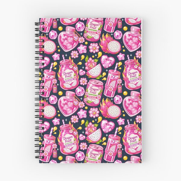 Item preview, Dragon Fruit Bloom Drink Seamless  designed and sold by KJackArtwork.