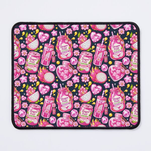 Item preview, Dragon Fruit Bloom Drink Seamless  designed and sold by KJackArtwork.