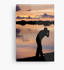 Shooting the Sun Metal Print