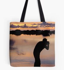 Shooting the Sun Tote Bag