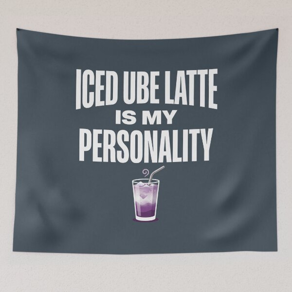 Item preview, Iced Ube Latte My Personality Aesthetic designed and sold by SplashTastic.