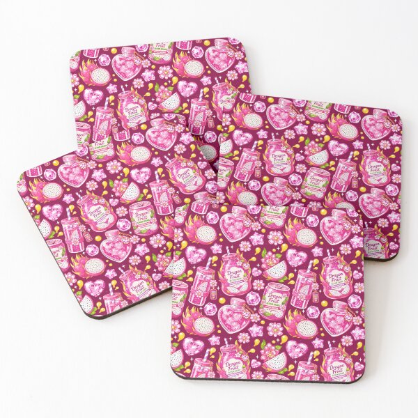 Item preview, Dragon Fruit Bloom Drink Seamless  designed and sold by KJackArtwork.