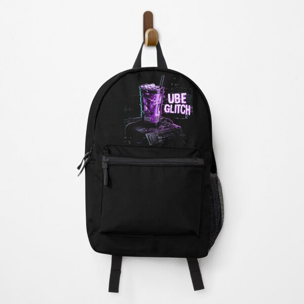 Item preview, Ube Glitch Beverage Neon Cyberpunk designed and sold by SplashTastic.