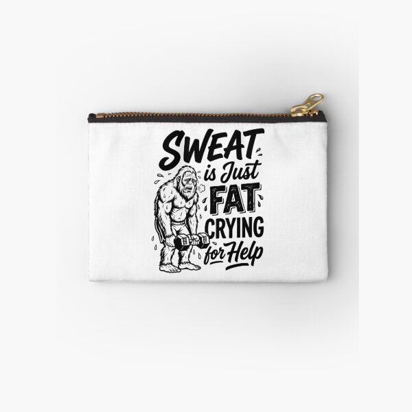 Item preview, Sweat Is Just Fat Crying For Help Motivational Workout Slogan for Gym Enthusiasts designed and sold by Magraphx.