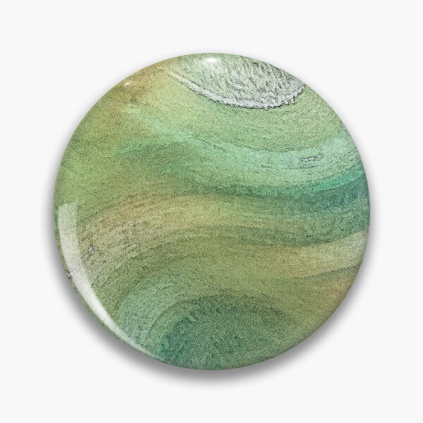 Item preview, Landscape Sandbox Abstract in Green and Yellow designed and sold by Artistestella.