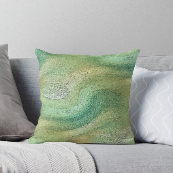 Item preview, Landscape Sandbox Abstract in Green and Yellow designed and sold by Artistestella.