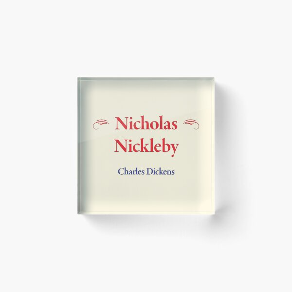 Item preview, Charles Dickens Nicholas Nickleby designed and sold by CharlottePlaceArt.