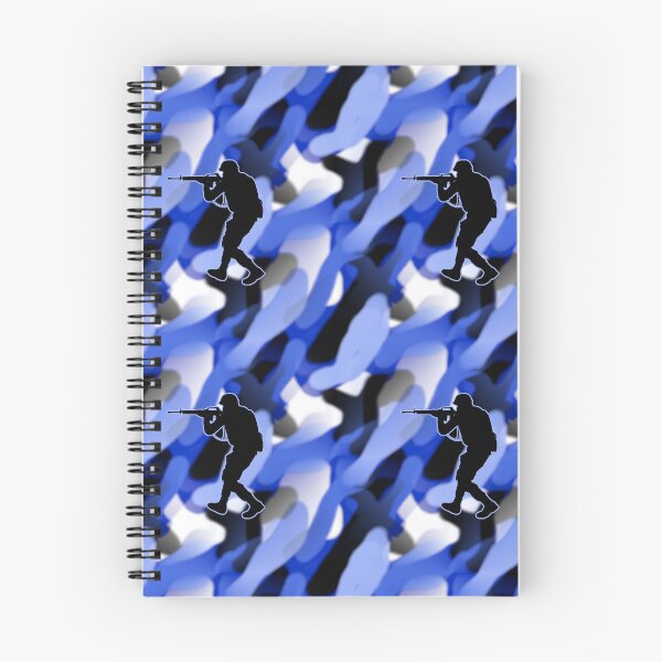 Item preview, Pattern - Blue Urban Camo with SWAT Cop designed and sold by ZepoPublishing.