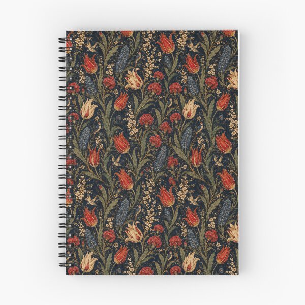 Item preview, Elegant Ottoman Tulips and Botanical Garden Pattern | Vintage Floral Art designed and sold by PatternFranzy.