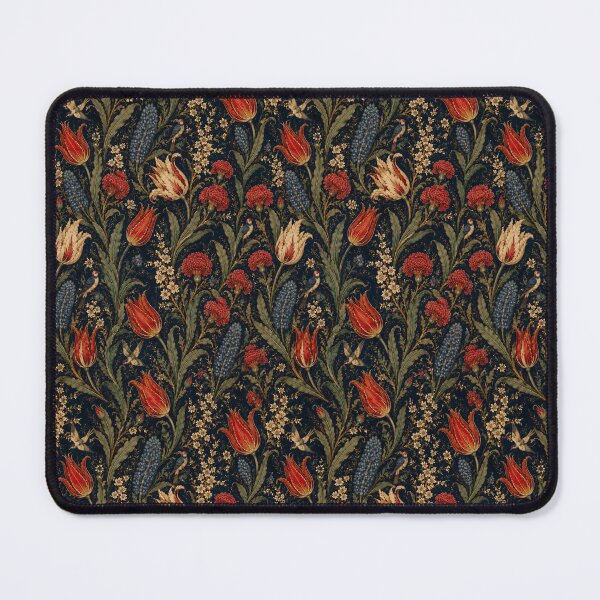 Item preview, Elegant Ottoman Tulips and Botanical Garden Pattern | Vintage Floral Art designed and sold by PatternFranzy.