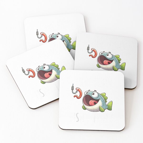 Item preview, Here Fishy Fisherman Funny Fishing Lover Cute Fish Worm Tank Top designed and sold by DArtfulStudio.