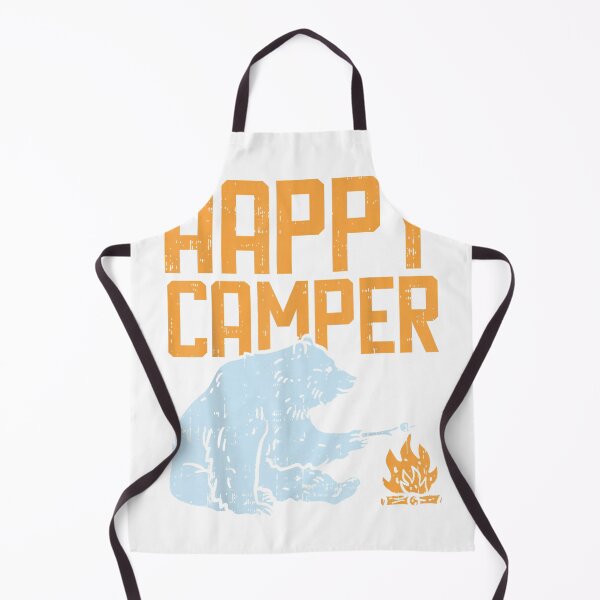 Item preview, Happy Camper Bear Vacation Hiking Camp Campfire Camping Gift T-Shirt designed and sold by JJLetterDesigns.