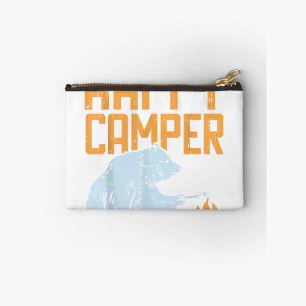 Item preview, Happy Camper Bear Vacation Hiking Camp Campfire Camping Gift T-Shirt designed and sold by JJLetterDesigns.