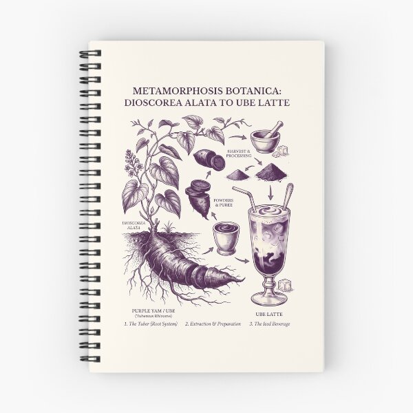 Item preview, Metamorphosis Botanica Ube Latte Science designed and sold by SplashTastic.