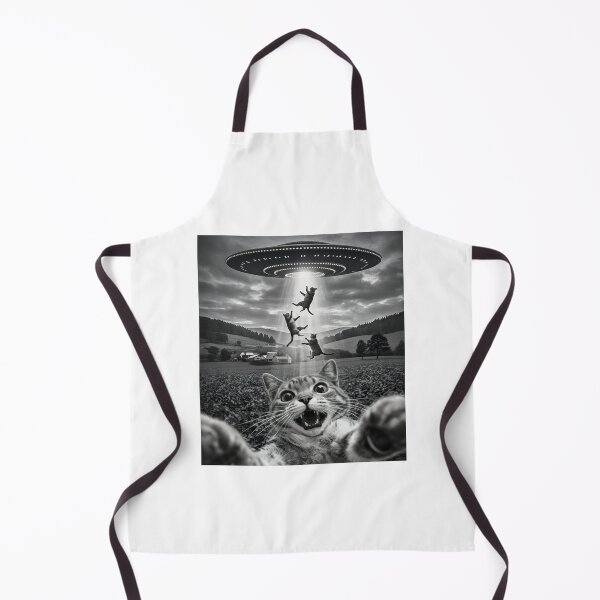 Item preview, Cat Selfie With Alien UFO Funny Cat Meme designed and sold by charoen-design.