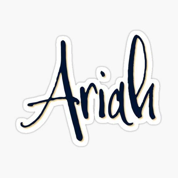 Item preview, ARIAH personalized type design designed and sold by CharlottePlaceArt.