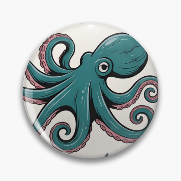 Item preview, Just Vibing Octopus T-Shirt & Sticker – Cute Relaxed Ocean Creature Graphic Tee designed and sold by ZyxDes.