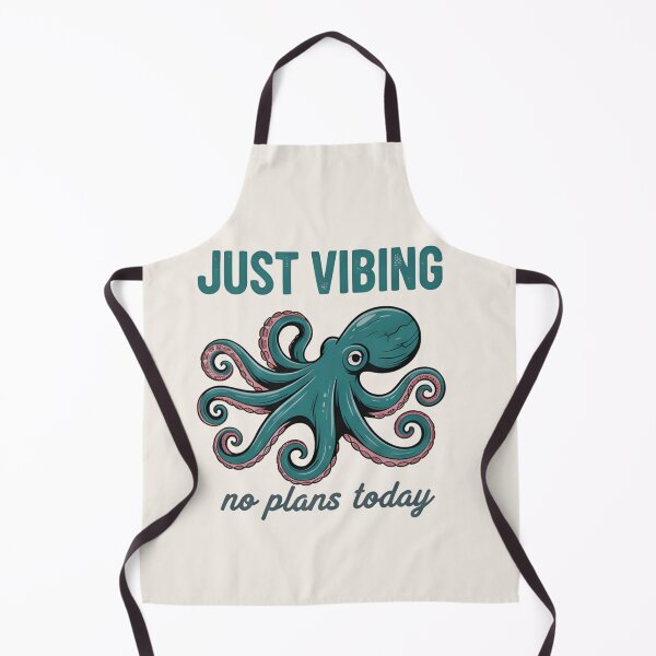 Item preview, Just Vibing Octopus T-Shirt & Sticker – Cute Relaxed Ocean Creature Graphic Tee designed and sold by ZyxDes.