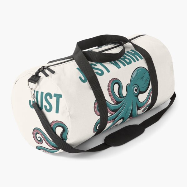Item preview, Just Vibing Octopus T-Shirt & Sticker – Cute Relaxed Ocean Creature Graphic Tee designed and sold by ZyxDes.