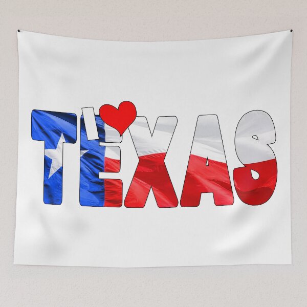 Item preview, I LOVE TEXAS - State Flag Red White and Blue USA Sticker Tee Shirt designed and sold by Adam Gormley.