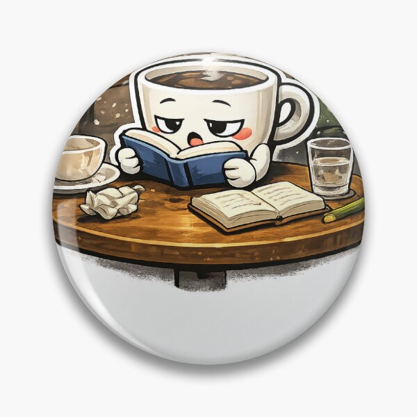Item preview, Still Reading at Closing Time Cute Coffee Cup Book Lover designed and sold by ArtPrintPov.