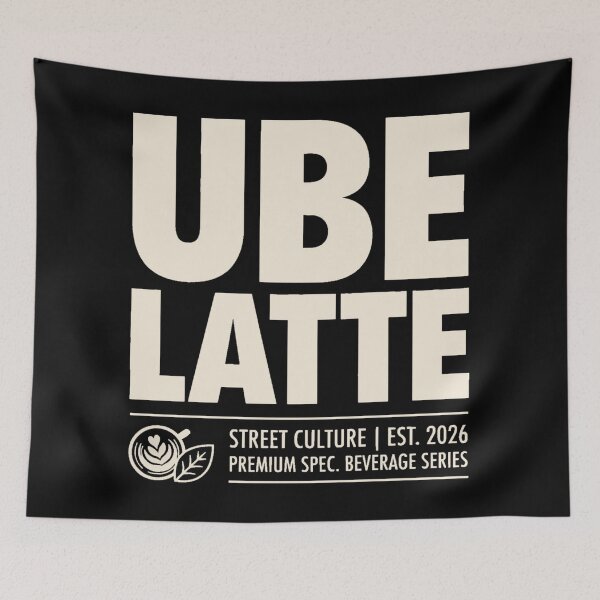 Item preview, Ube Latte Street Culture Beverage designed and sold by SplashTastic.