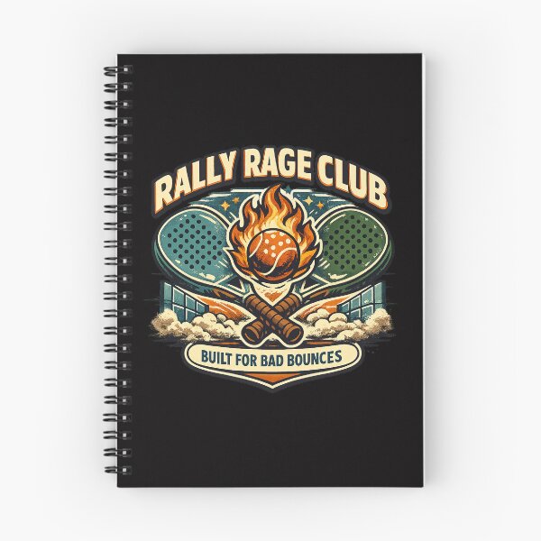 Item preview, Rally Rage Club Built For Bad Bounces Padel Design designed and sold by Concrete Coffee Studio.