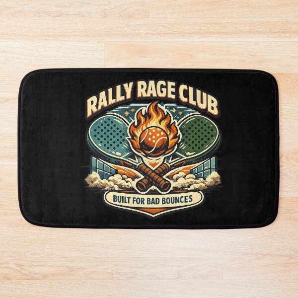 Item preview, Rally Rage Club Built For Bad Bounces Padel Design designed and sold by Concrete Coffee Studio.