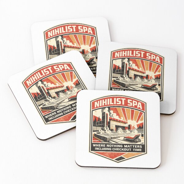 Item preview, Nihilist Spa – Where Nothing Matters, Including Checkout Time designed and sold by Soft Panic Studio.