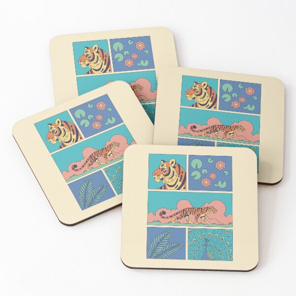 Item preview, Tigers of India designed and sold by Erika Vaigel Illustrations.
