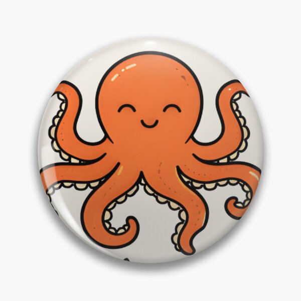 Item preview, No Thoughts Just Tentacles Octopus T-Shirt & Sticker – Funny Sea Creature Meme designed and sold by ZyxDes.