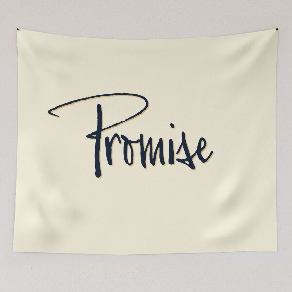 Item preview, PROMISE personalized type design designed and sold by CharlottePlaceArt.