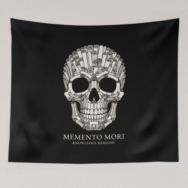 Item preview, Memento Mori Skull Parchment Scrolls designed and sold by SplashTastic.