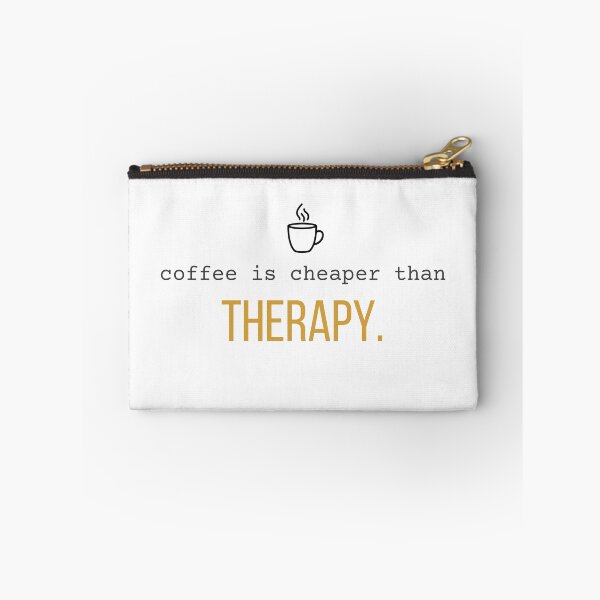 Item preview, Coffee Is Cheaper Than Therapy. | Funny Coffee Lover Shirt designed and sold by 963shop.