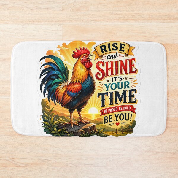 Item preview, Rise and Shine Colorful Rooster designed and sold by MR4me.