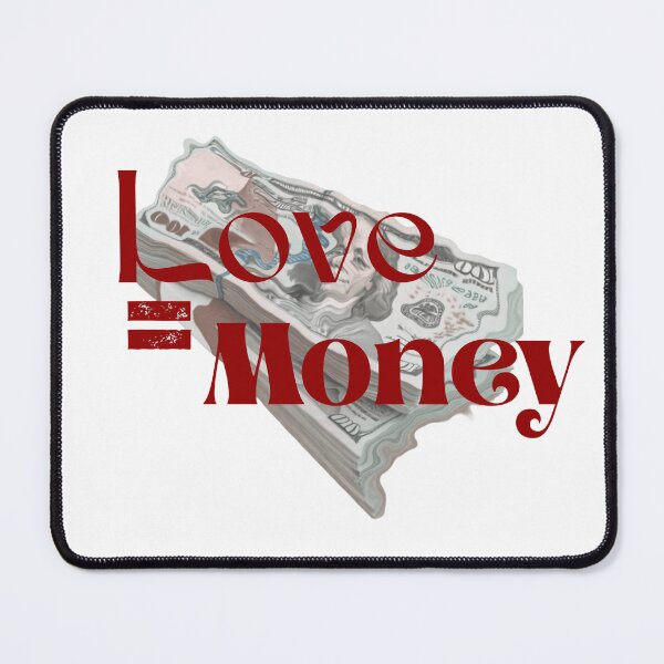 Item preview, Love Is Money Typography | Money Quote Aesthetic | Rich Girl Sticker designed and sold by Doodlesbolly.