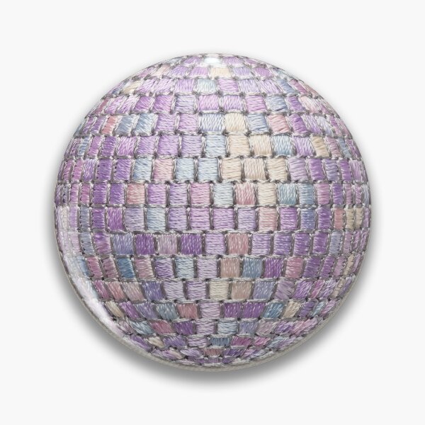 Item preview, Disco Ball Embroidery Style Patch Design designed and sold by Lamlamiu.