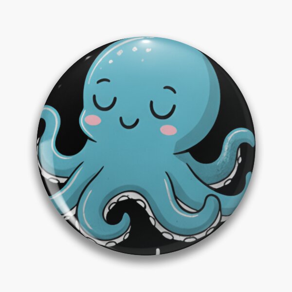 Item preview, Recharging Octopus T-Shirt & Sticker – Cute Introvert Sea Creature Graphic Tee designed and sold by ZyxDes.
