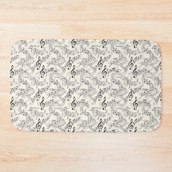 Item preview, Musical Notation Wallpaper Pattern designed and sold by SplashTastic.
