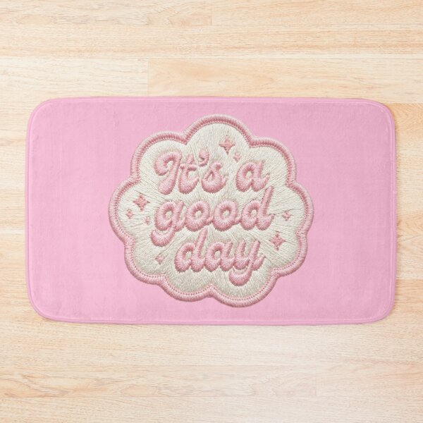 Item preview, It's a Good Day Embroidery Style Patch Design designed and sold by Lamlamiu.