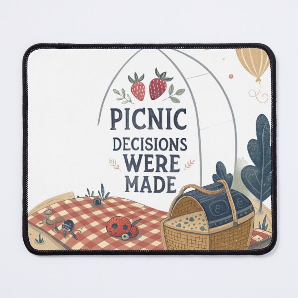 Item preview, Picnic Decisions Were Made Cottagecore Design designed and sold by KHCreative2025.