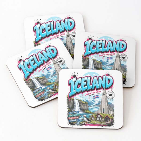 Item preview, Iceland Street Art Urban Graphic Tee designed and sold by EdwinkOne.