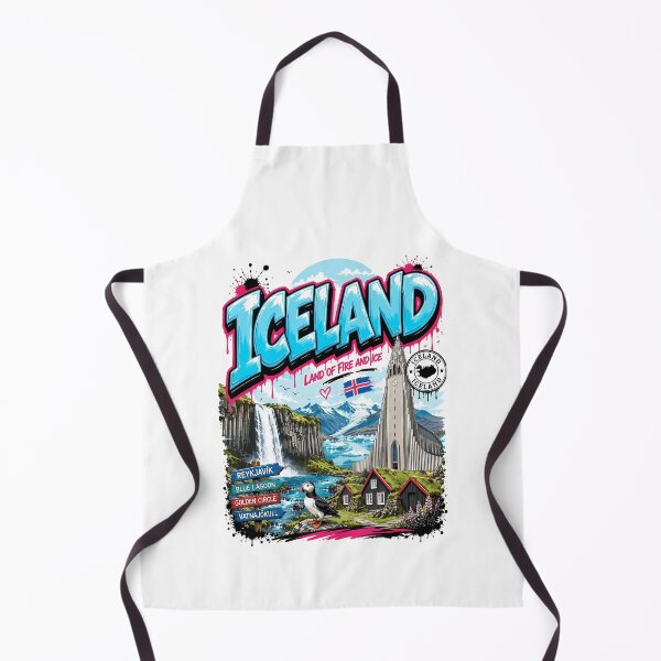 Item preview, Iceland Street Art Urban Graphic Tee designed and sold by AtuqStudio.